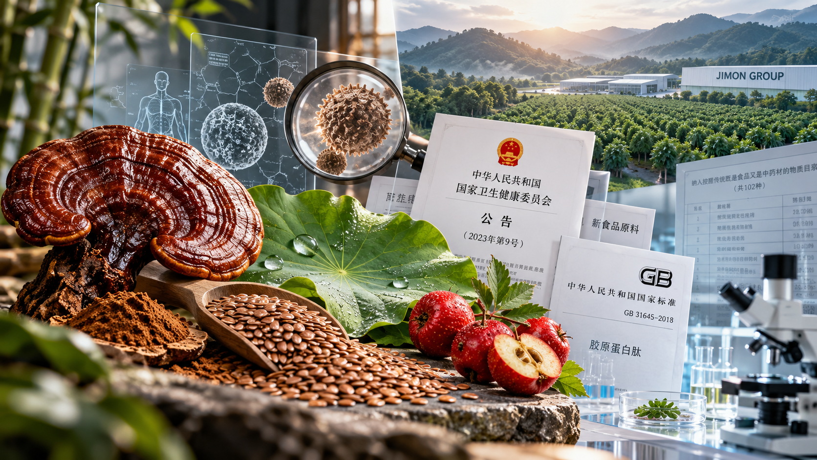 Ключевые ингредиенты продуктов JIMON GROUP: происхождение, свойства и применение